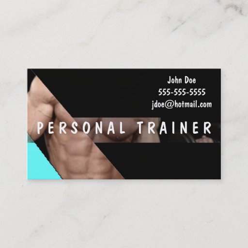 Customizable Personal Trainer Business Card Templates