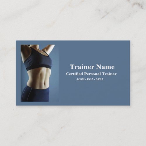 Personal Trainer Business Card