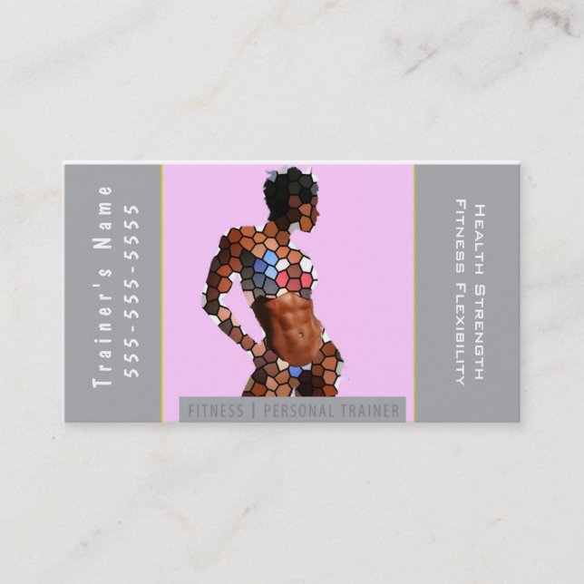 Personal Trainer Business Card (Front)