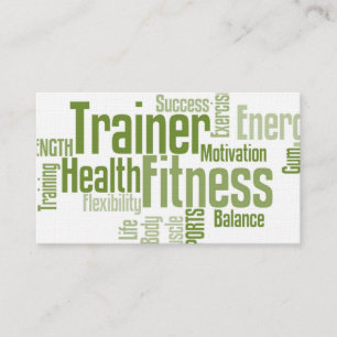 Personal Trainer Business Card
