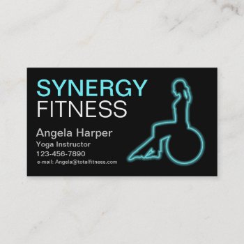 Personal Trainer Business Card by Lasting__Impressions at Zazzle