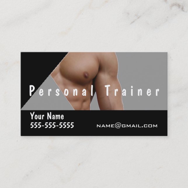 Personal Trainer Business Card (Front)