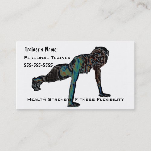Personal Trainer Business Card