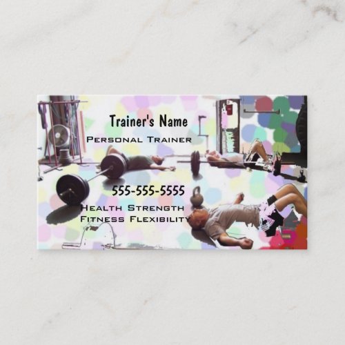 Personal Trainer Business Card