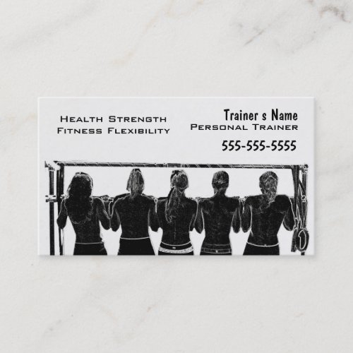 Personal Trainer Business Cards