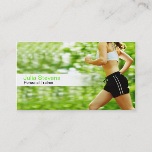 Customizable Personal Trainer business card
