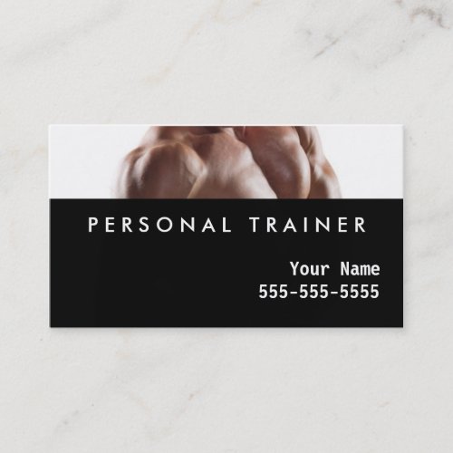 Personal Trainer Business Cards