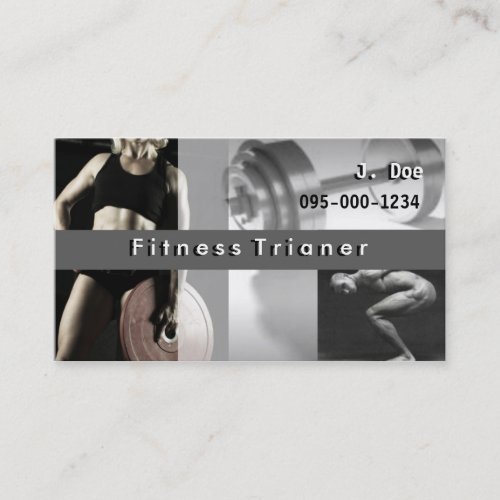 Personal Trainer Business Card