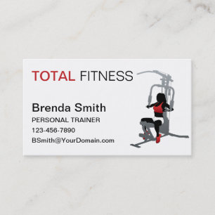 Personal Trainer Business Card