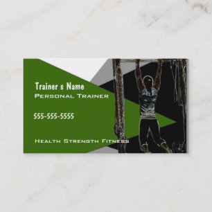 Personal Trainer Business Card