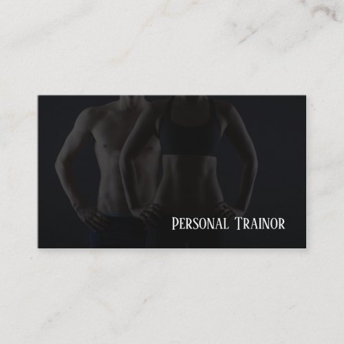 Personal trainer business card