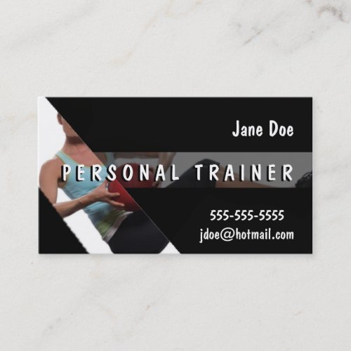Personal Trainer Business Card