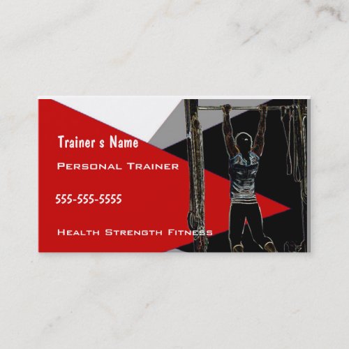 Personal Trainer Business Card
