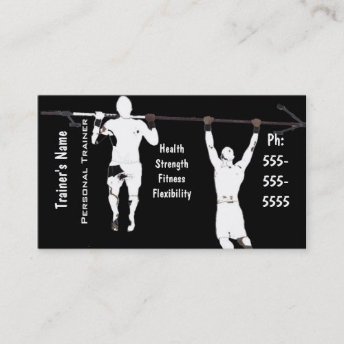 Personal Trainer Business Card