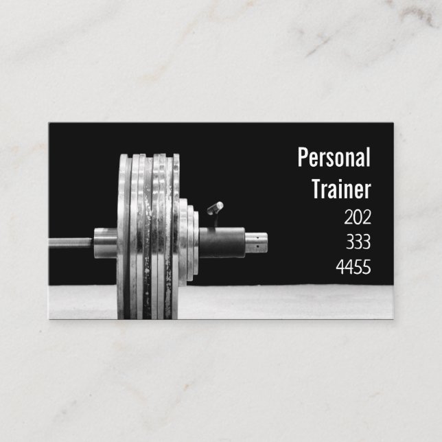 Personal Trainer Business Card (Front)