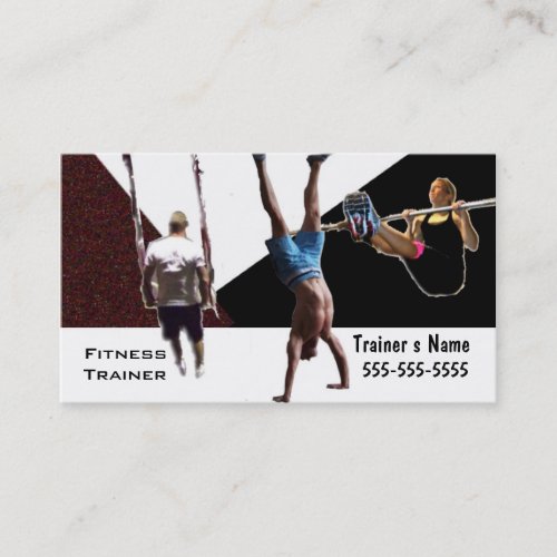 Personal Trainer Business Card Template