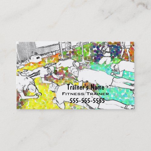 Personal Trainer Business Card Templates