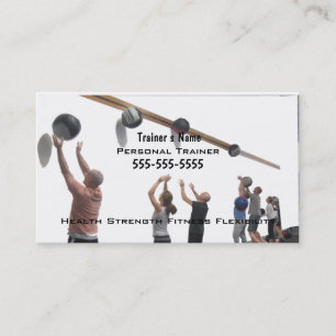 Personal Trainer Business Card