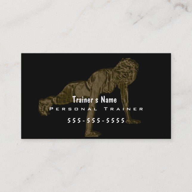 Personal Trainer Business Card (Front)
