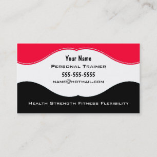 Personal Trainer Business Card