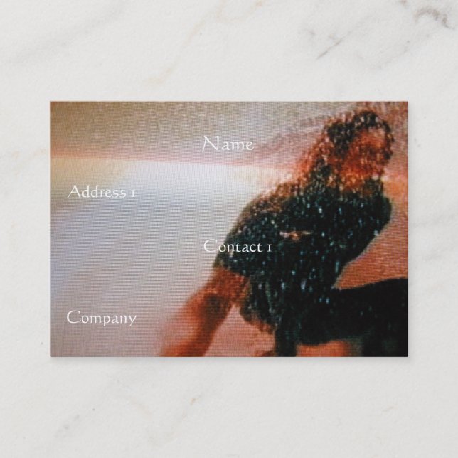 Personal Trainer Business Card - Customizable (Front)