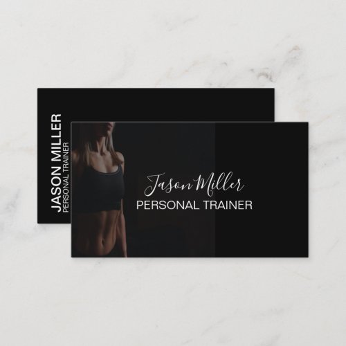 Personal Trainer Business Card  Fitness