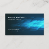 Personal Trainer Business Card Flashback