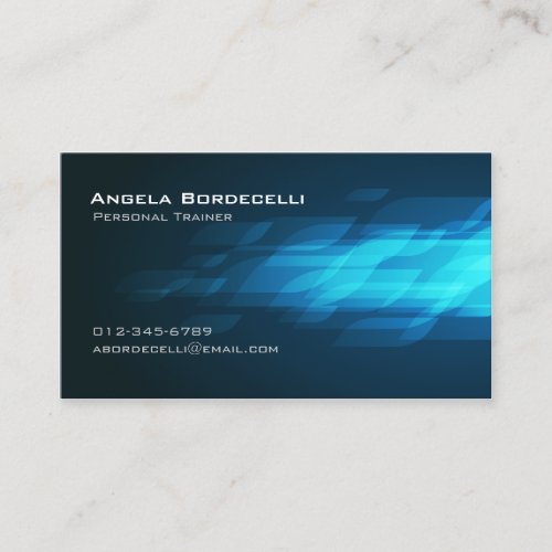 Personal Trainer Business Card Flashback