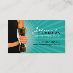 Personal Trainer Business Card Template