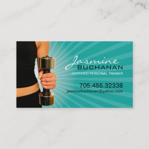 Personal Trainer Business Card Template