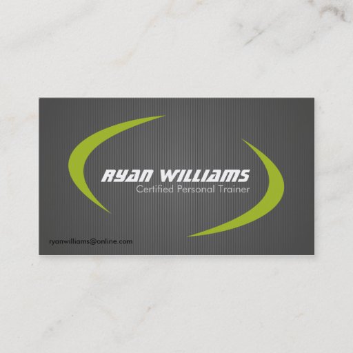 Customizable Personal Trainer - Business Cards