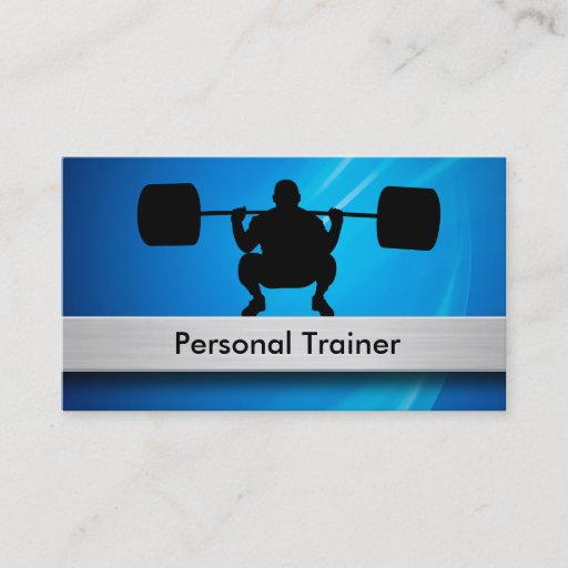 Customizable Personal Trainer Business Cards