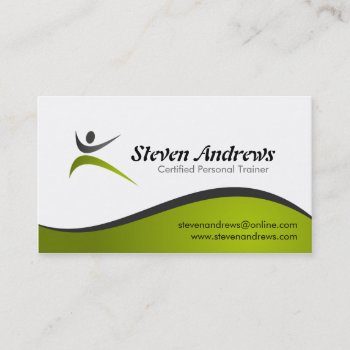 Personal Trainer - Business Cards by Creativefactory at Zazzle