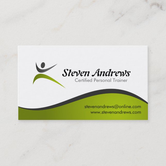 Personal Trainer - Business Cards (Front)