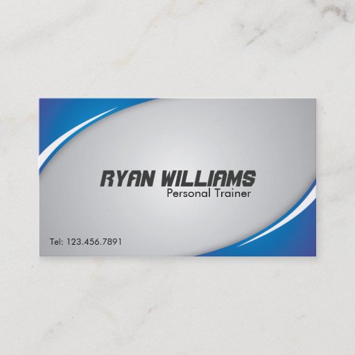 Customizable Personal Trainer - Business Cards