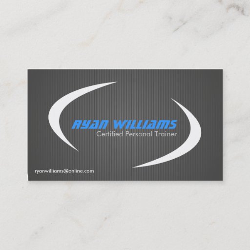 Customizable Personal Trainer - Business Cards