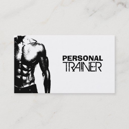 Customizable Personal Trainer Business Cards