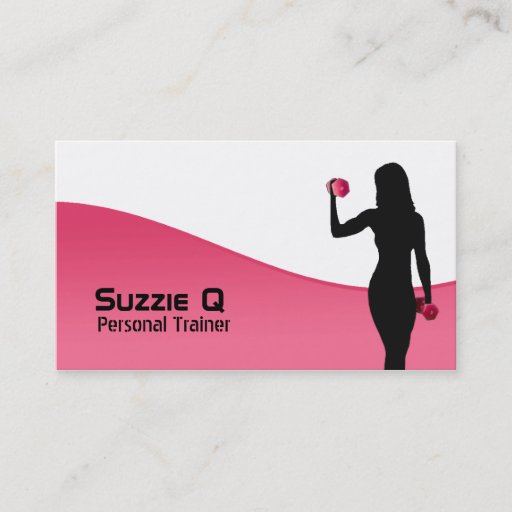 Customizable Personal Trainer Business Cards