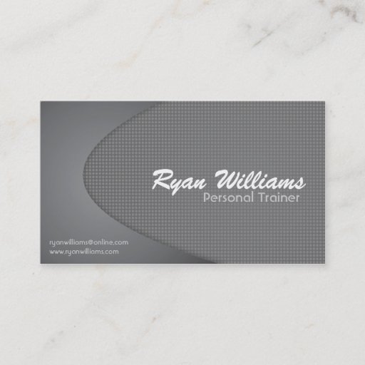 Customizable Personal Trainer - Business Cards