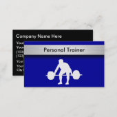 Personal Trainer Business Cards (Front/Back)