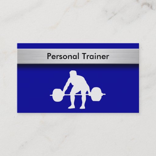 Customizable Personal Trainer Business Cards