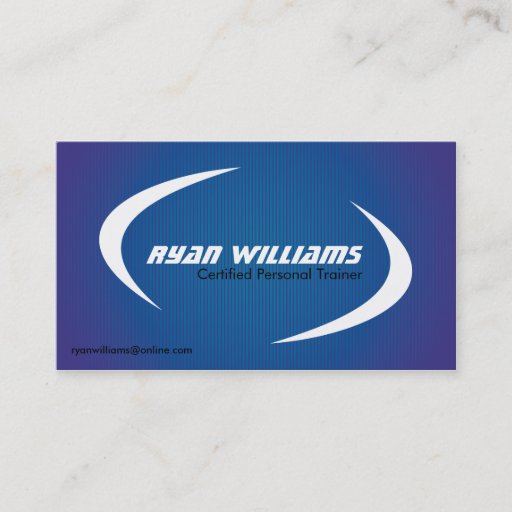 Customizable Personal Trainer - Business Cards
