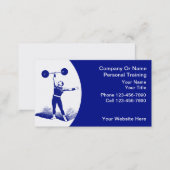 Personal Trainer Business Cards (Front/Back)