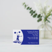 Personal Trainer Business Cards (Standing Front)