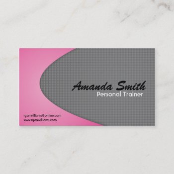 Personal Trainer - Business Cards by Creativefactory at Zazzle