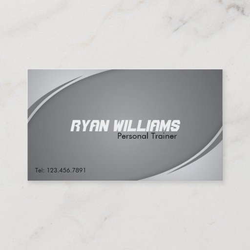 Customizable Personal Trainer - Business Cards