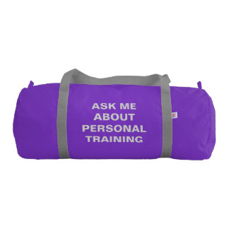 Personal Trainer Duffle Bag Custom Self Promotion
