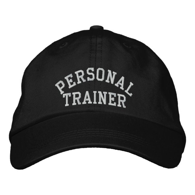 Personal Trainer Embroidered Baseball Cap (Front)