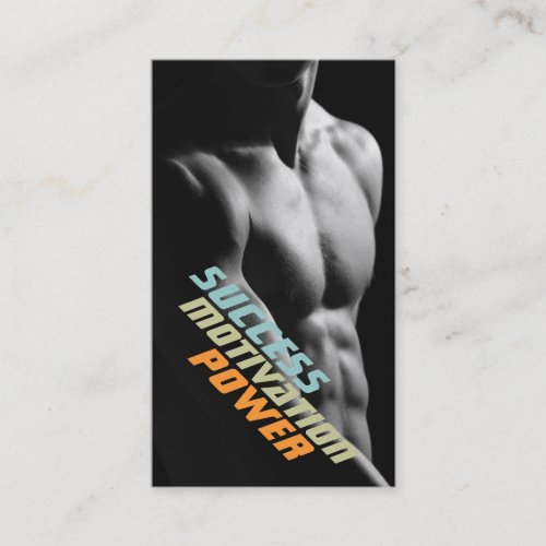 Personal Trainer Exercise Gym Fitness Business Business Card Templates