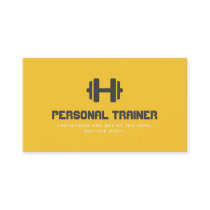 Personal Trainer Exercise Gym Fitness Business Business Card